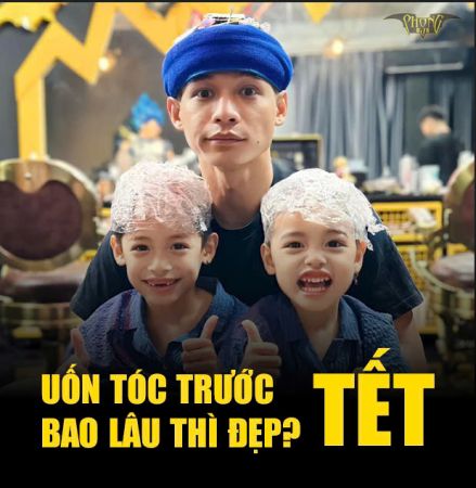Uốn tóc trước Tết bao lâu là đẹp nhất???