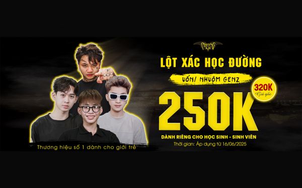 PHONG BVB RA MẮT GÓI UỐN/NHUỘM MỚI CHỈ 250K - ĐẶC QUYỀN CHO HS-SV