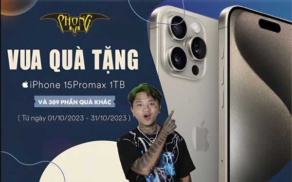 Đổi đầu cũ lấy đầu mới - Rinh Iphone 15 Promax 1TB về nhà