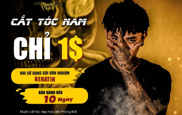 Merry Christmas - Khuyến mãi cắt tóc 1$ tại Phong BVB
