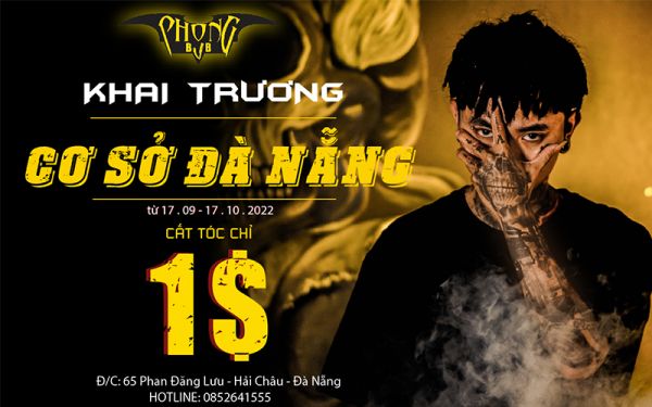 Phong BVB Đà Nẵng sale cắt tóc 1$ dịp khai trương