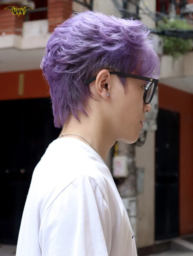 Mullet Nhuộm Tím Khói