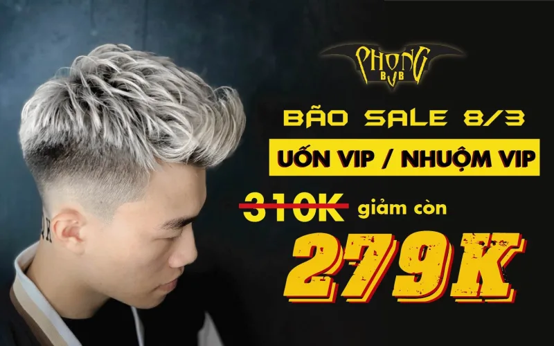 Phong BvB sale 8/3 cực đã - Uốn/ Nhuộm Vip còn 279k