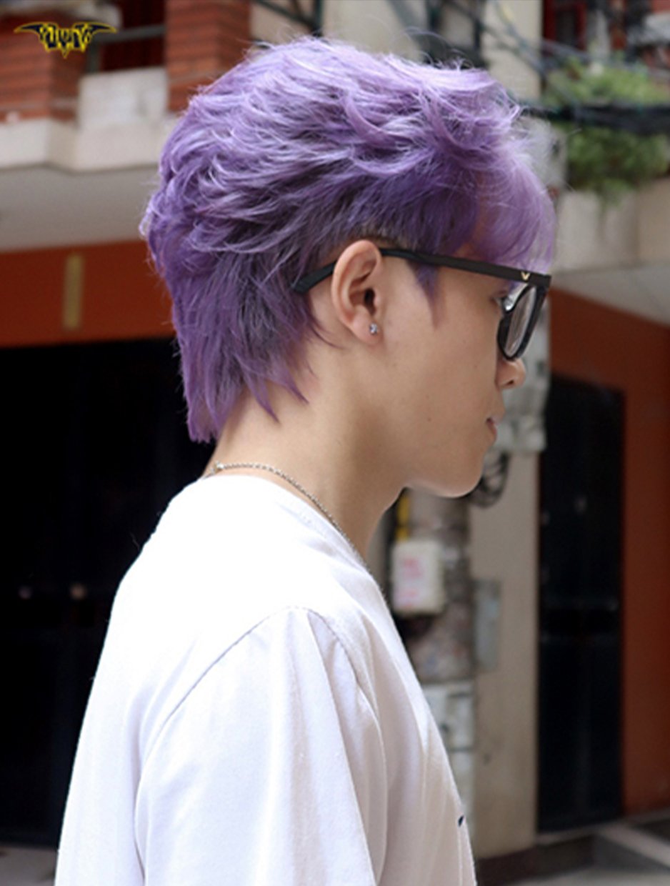 Mullet Nhuộm Tím Khói