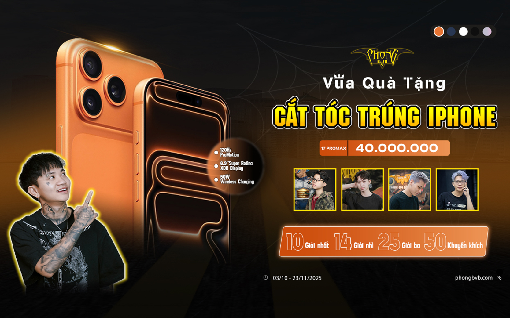 Sở hữu ngay iPhone 17 Pro Max màu Cam Vũ Trụ siêu hot – chỉ với 310K tại Phong BvB!