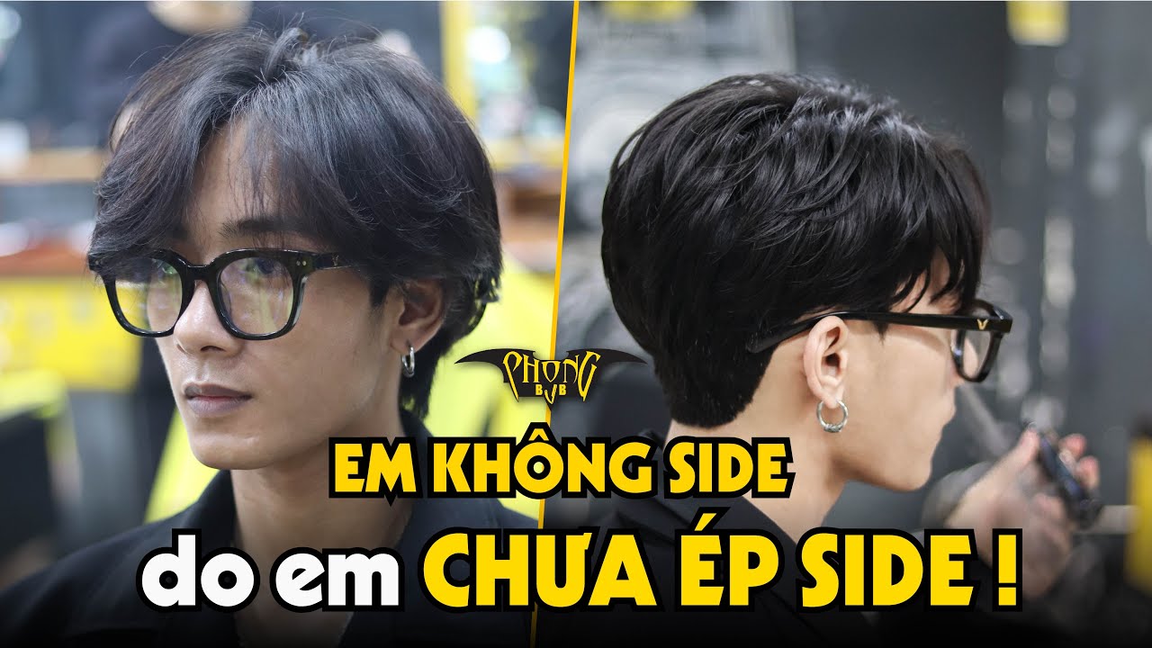 Middle part kết hợp Ép Side + Uốn Phồng lột xác cho chàng trai 2k