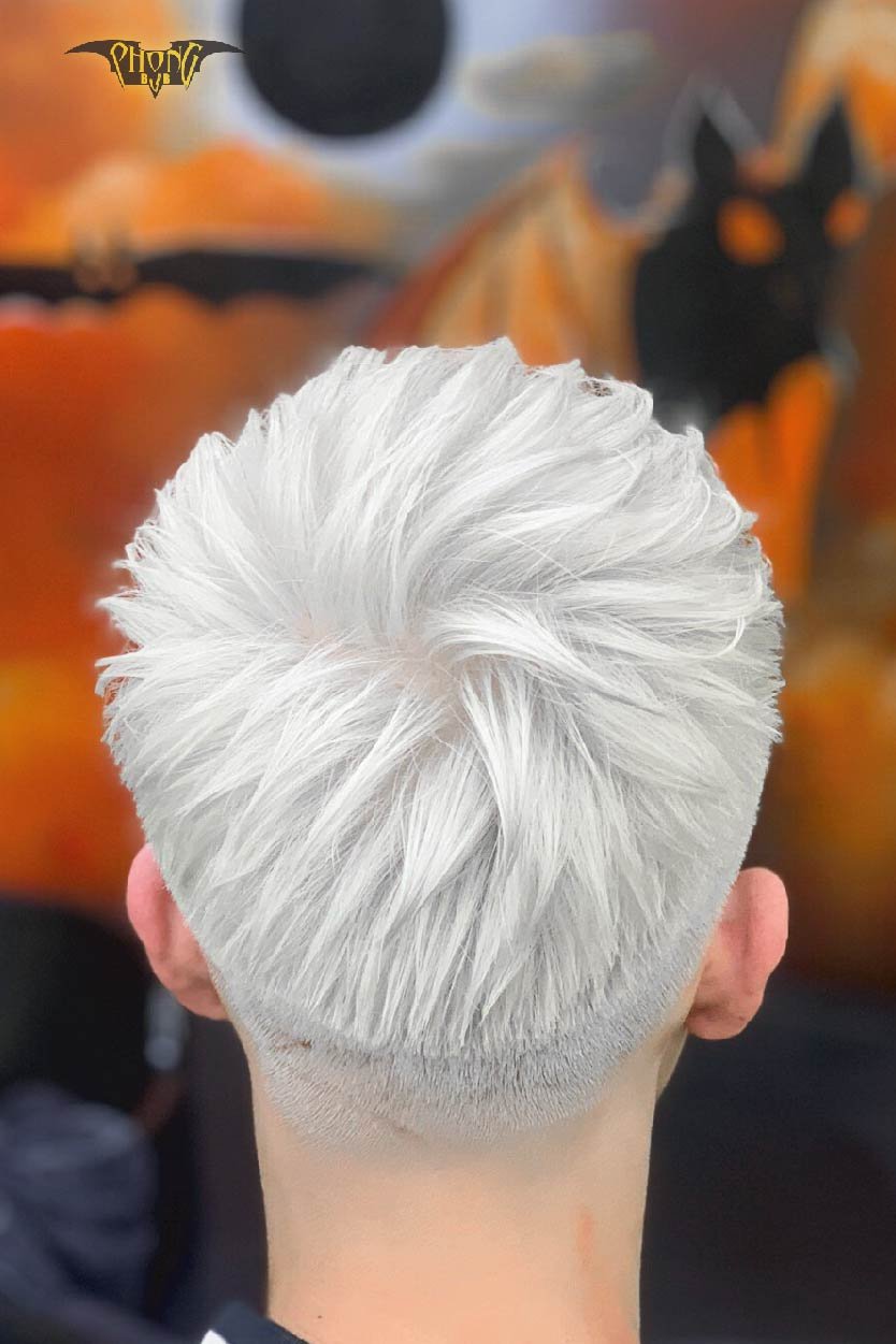 Nhuộm tóc màu bạc  Xu hướng tóc cho nam mới đang tung hoành trong giới trẻ